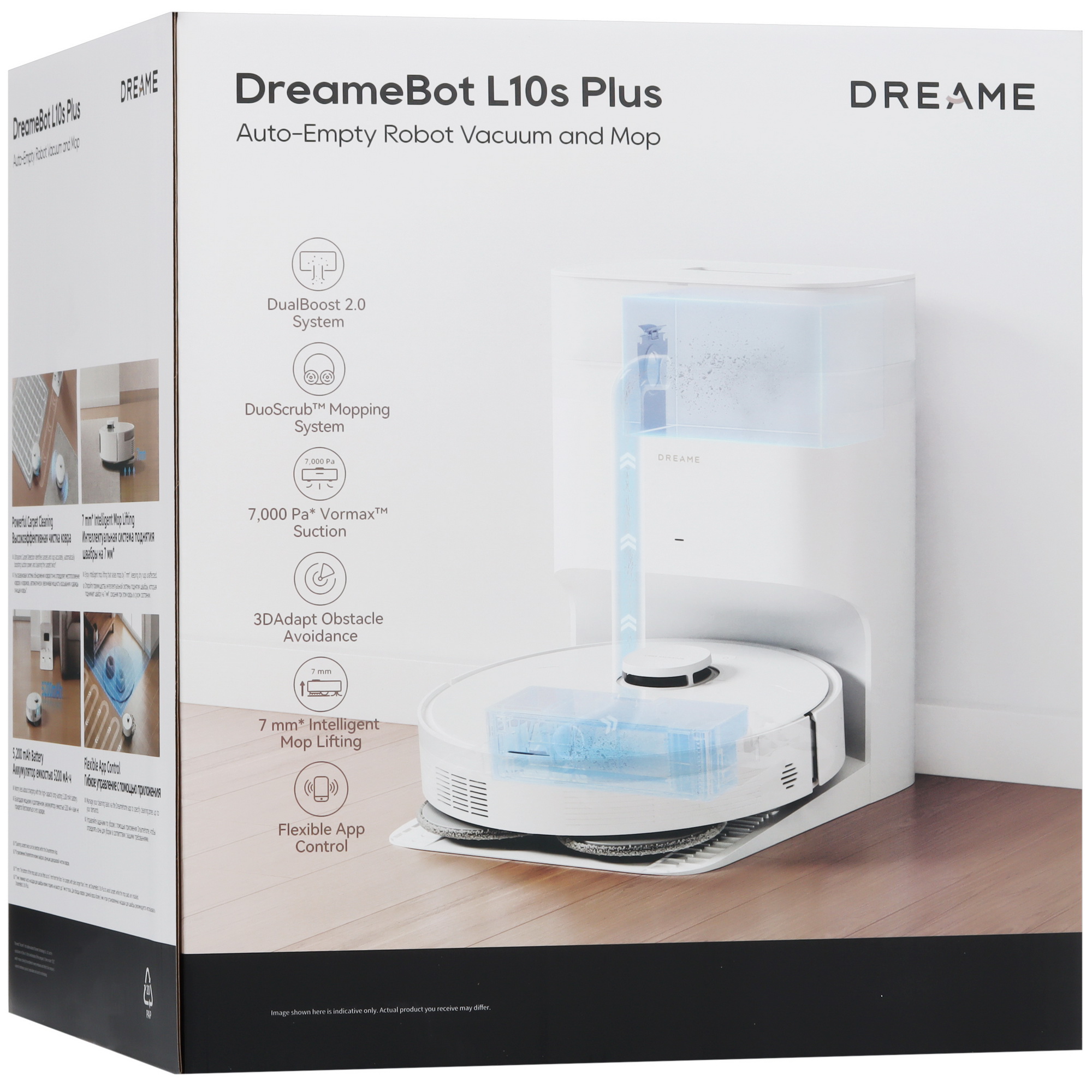 5442688 Робот-пылесос Dreame L10s Plus белый STDN-0075439 - Вид №9