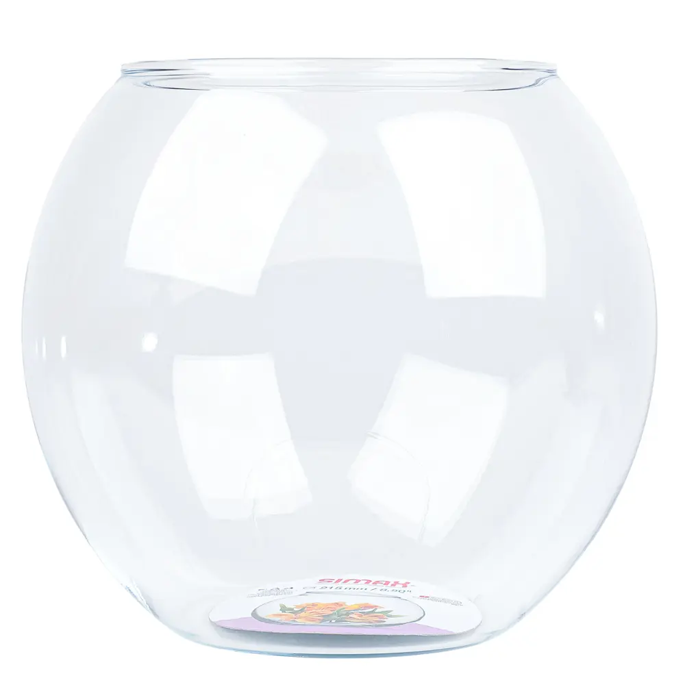 Ваза Simax Globe стекло цвет прозрачный 21.5 см 89456061 STLM-2125698 Santreyd  - Вид №1