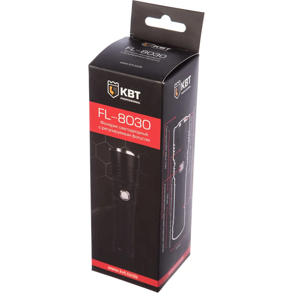 Фонарь ручной КВТ FL-8030 78261 STLM-2138891 - Вид №2