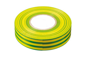 16041707 Изоляционная лента 0,13x19 мм, 20 м, желто-зеленая, INTP01319-20 32842 STEKKER