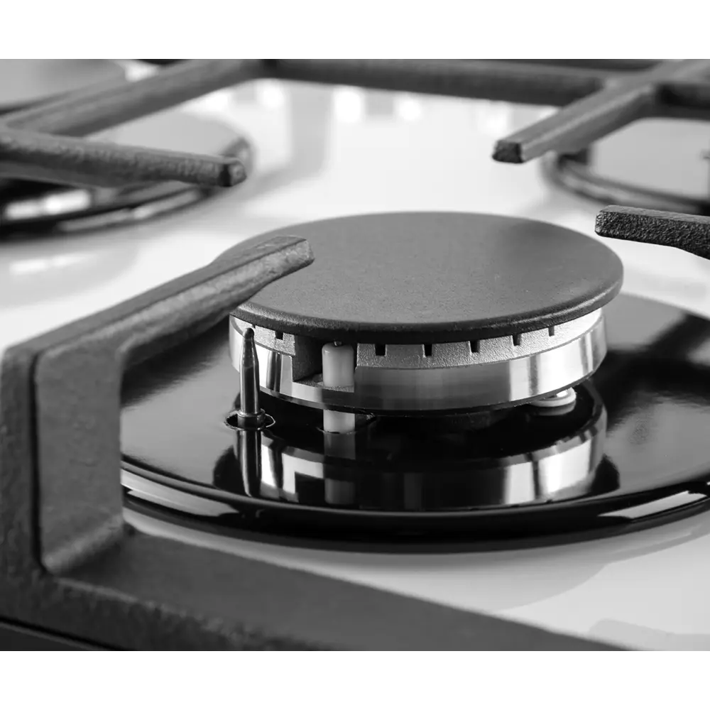 Газовая варочная панель ORE LGS45GW 45 см, 3 конфорки, белый цвет 82495867 STLM-0028656 - Вид №5