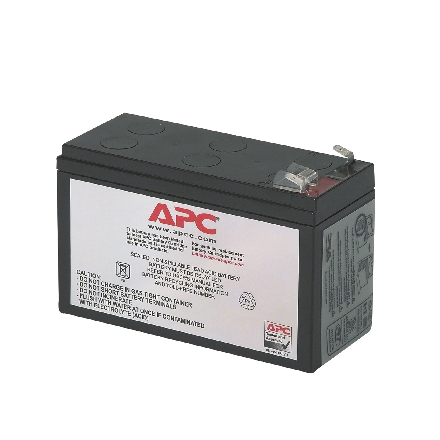 APCRBC106 Сменный батарейный картридж APC №106 со сроком гарантии 2 года Schneider Electric 