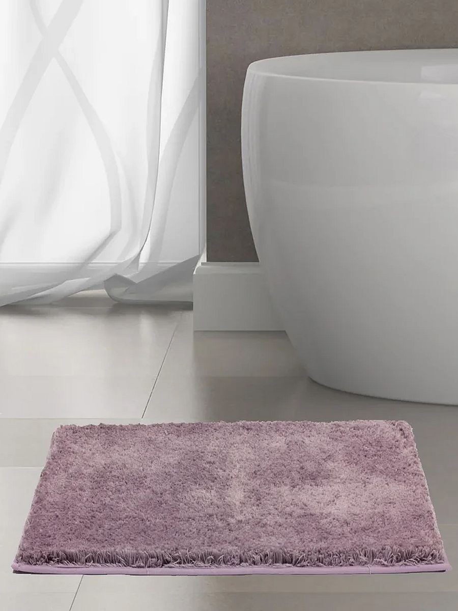 93825872 Коврик для ванной 60х90см фиолетовый Тиволи STLM-0580051 BATH PLUS
