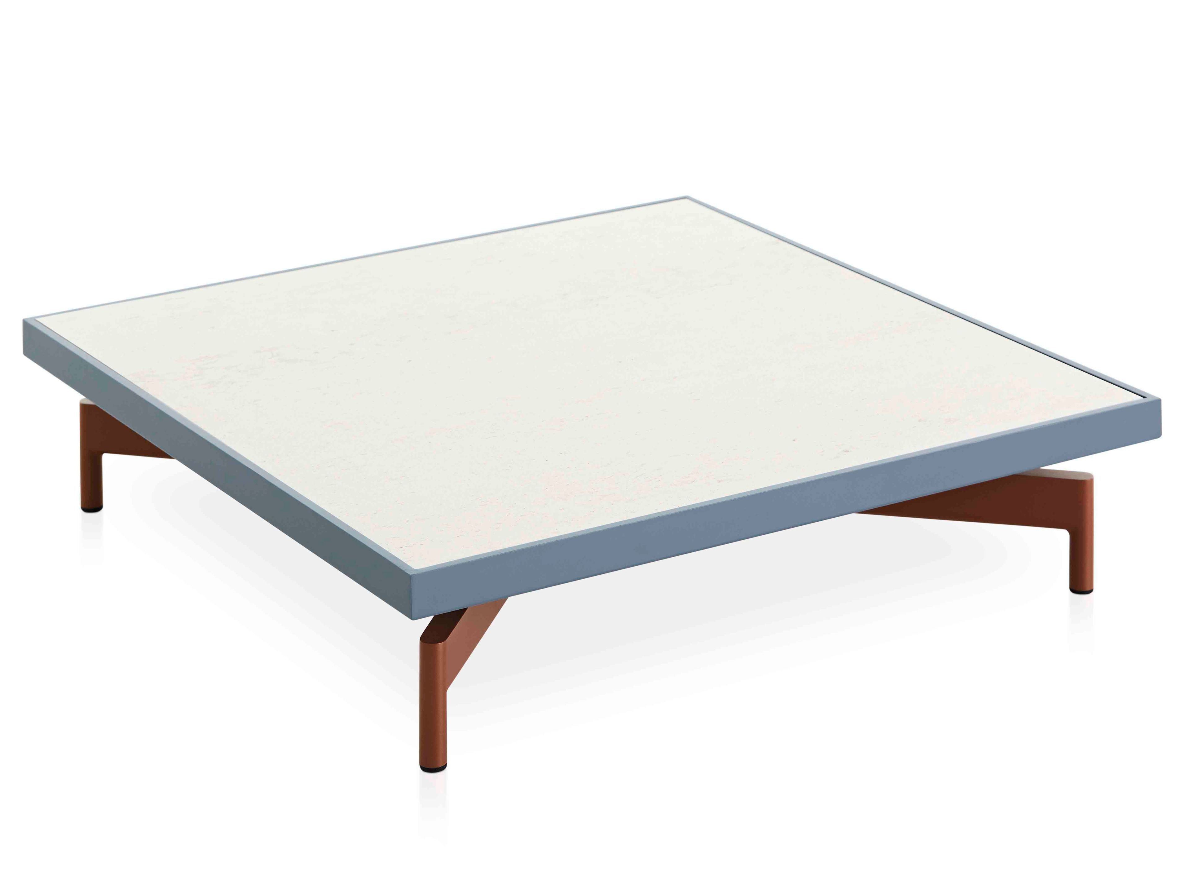 Фарфоровый квадратный садовый столик GANDIABLASCO волны ARCH-00028769 - Вид №10