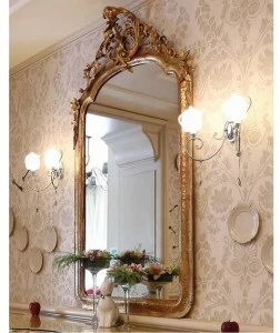 Arnaboldi Interiors Деревянное зеркало с настенной рамой Wood