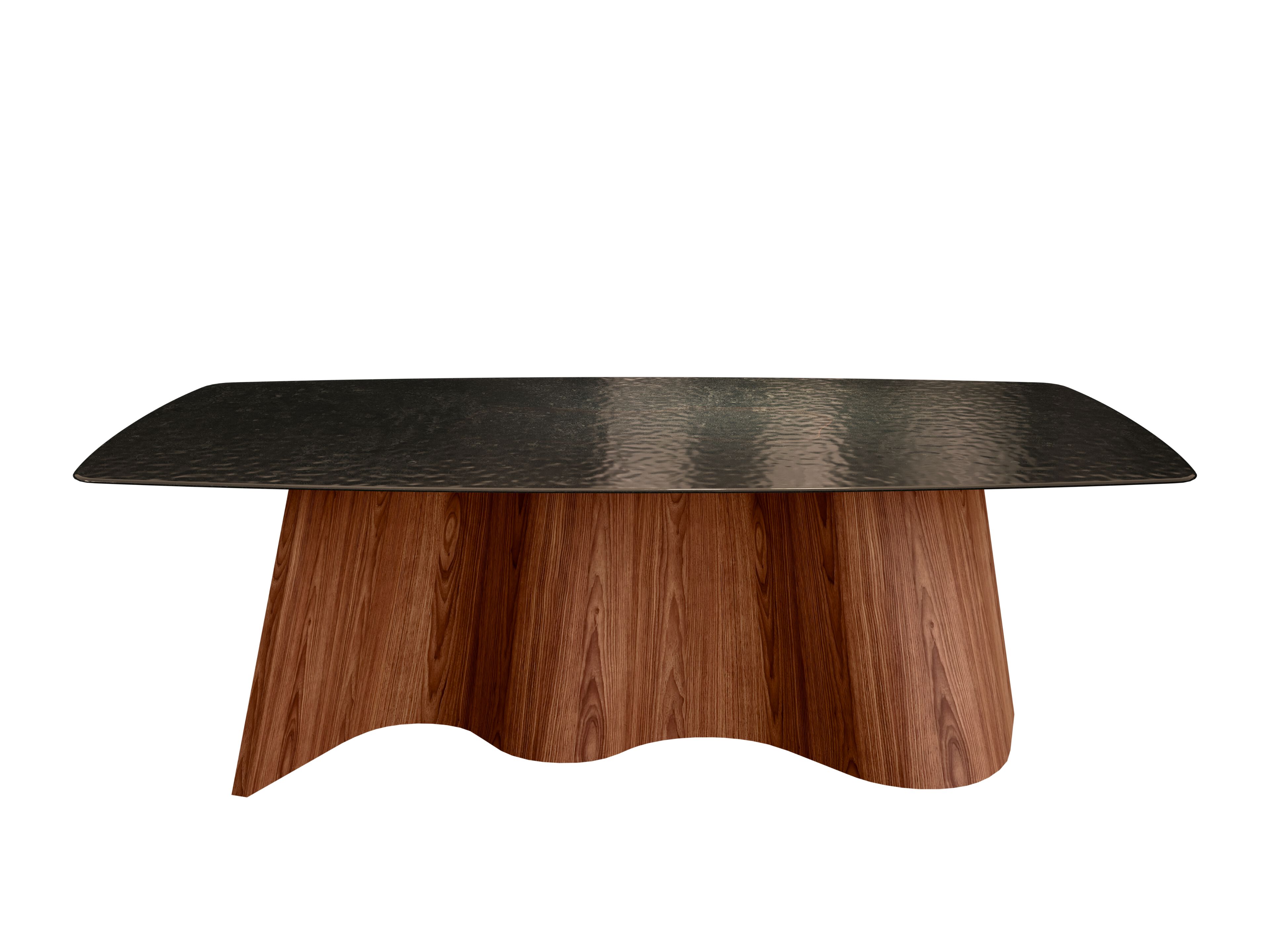 Прямоугольный обеденный стол из дерева и стекла NORD ARIN Cortina ARCH-00145558 - Вид №3