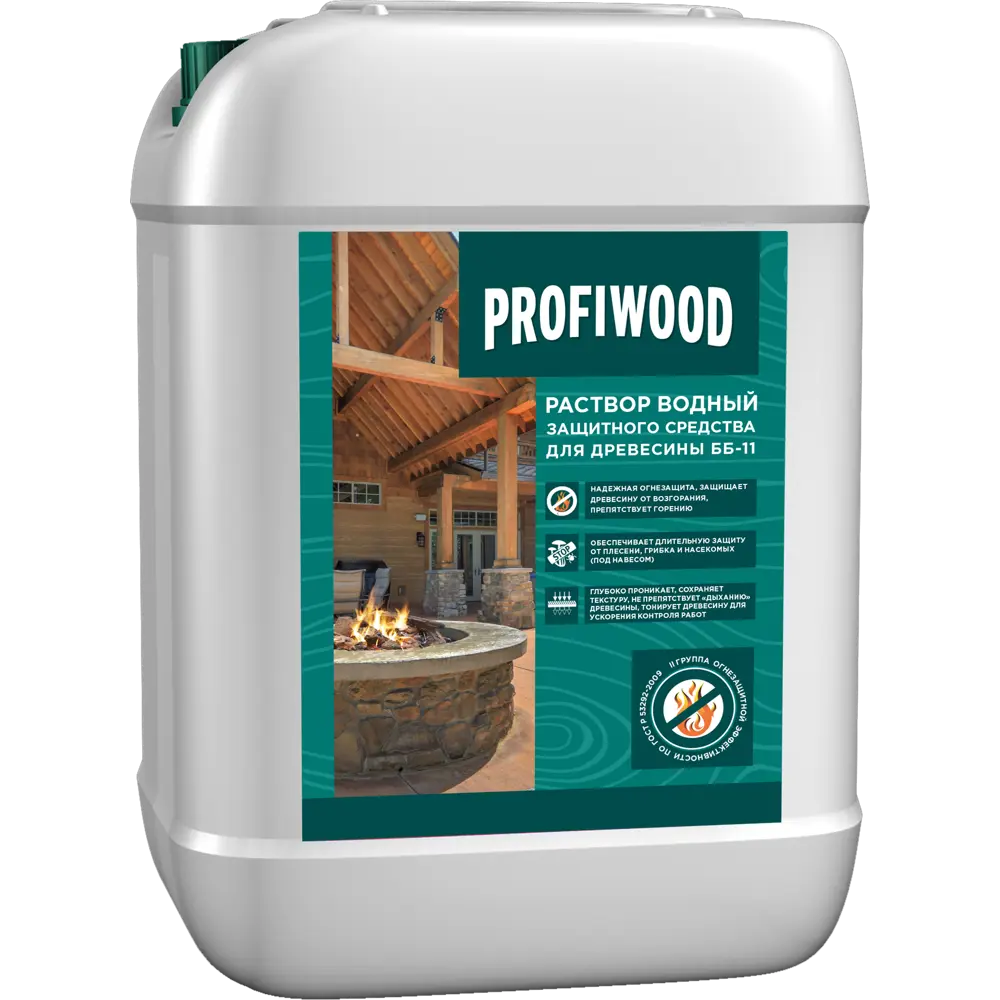 Раствор деревозащитный II группы Profiwood ББ-11 5 кг STLM-2098157 - Вид №1