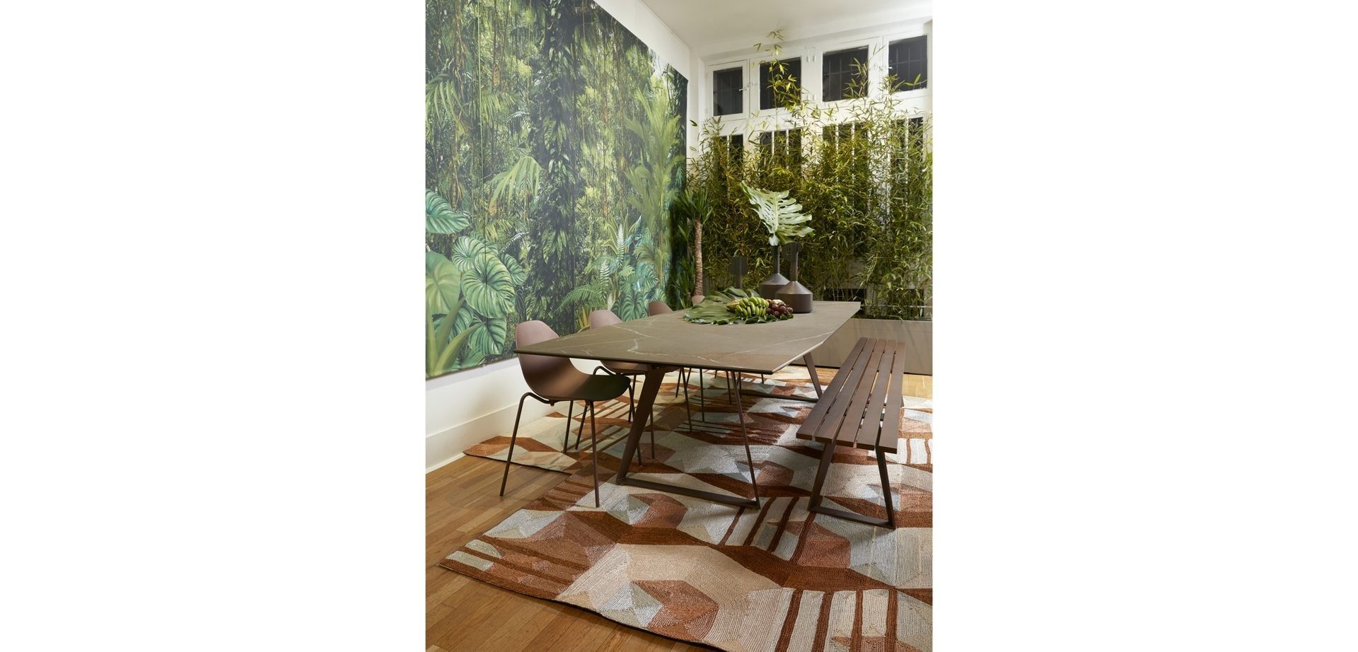 Прямоугольный садовый стол с керамической столешницей ROCHE BOBOIS ARCH-00044964 - Вид №5