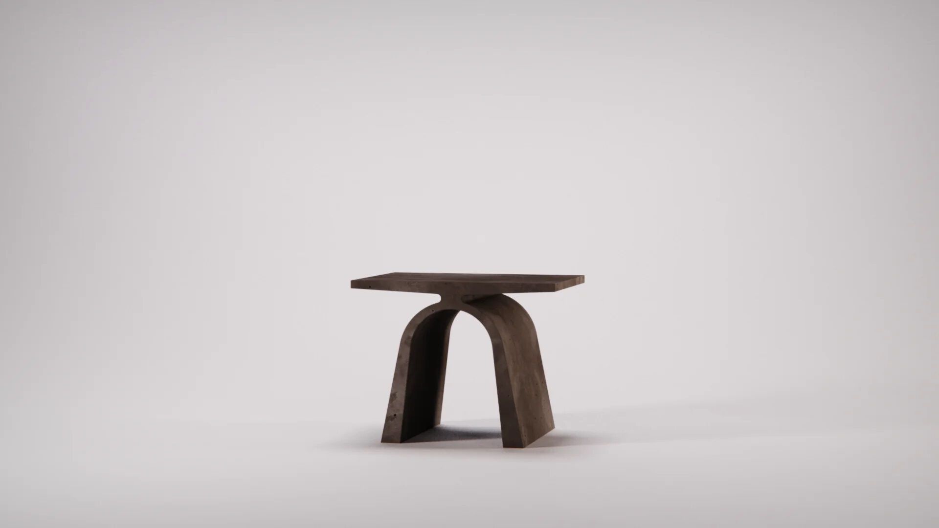 Прямоугольный бетонный журнальный столик Forma&Cemento Abecedario ARCH-00130294 - Вид №10