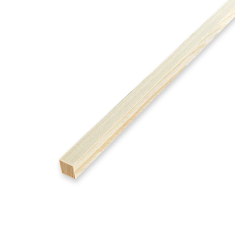 АРЕЛАН | Декоративный брусок из сращенной сосны 11×11×1000 мм 84460744 STLM-0050274