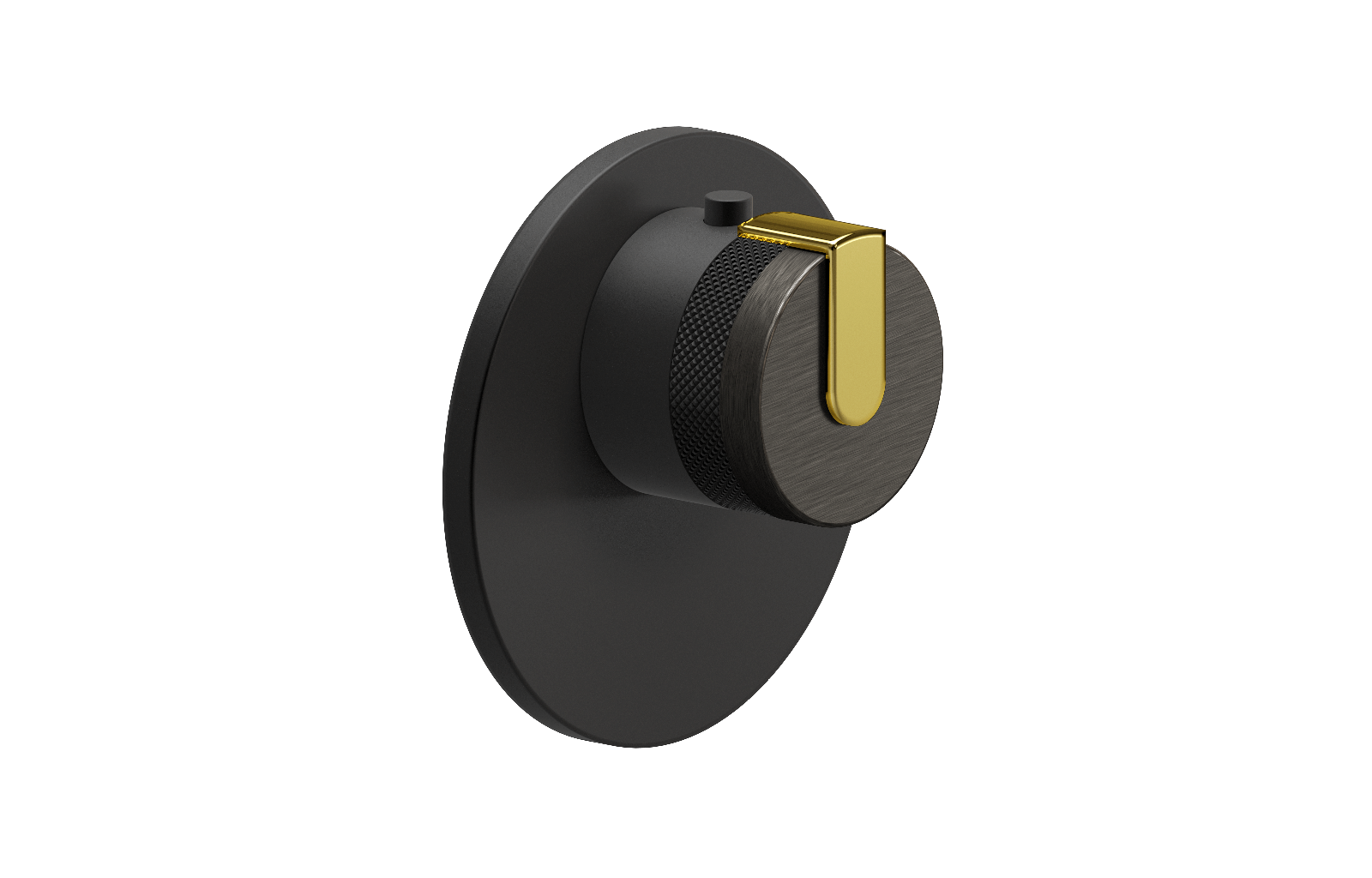 E-8027-R1BOXE-L1PB-MBK-T Термостатический переключатель 3/4-Внешняя часть GRAFF MOD+