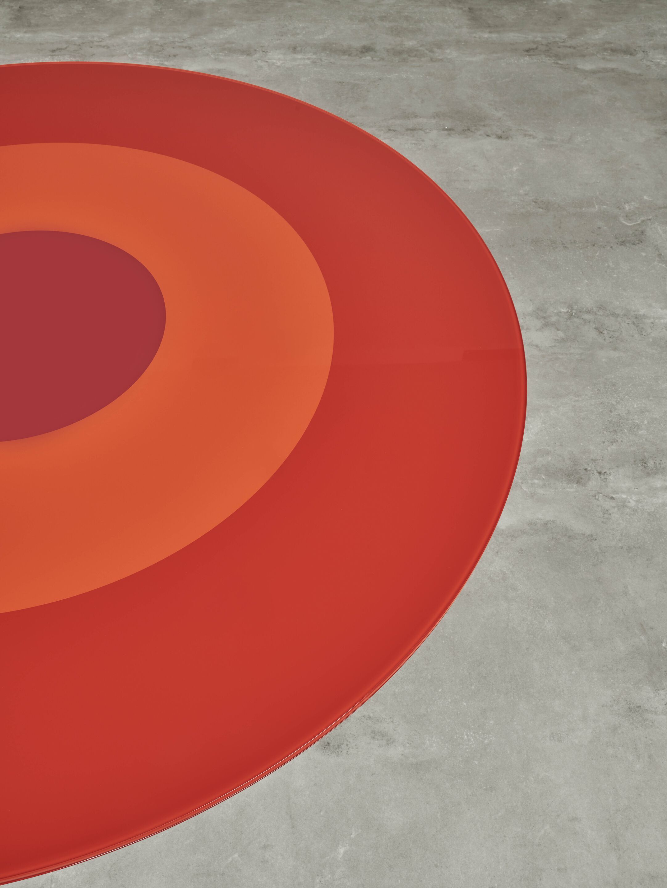 Круглый обеденный стол с хрустальной столешницей BALERI ITALIA ROUNDEL ARCH-00120428 - Вид №5