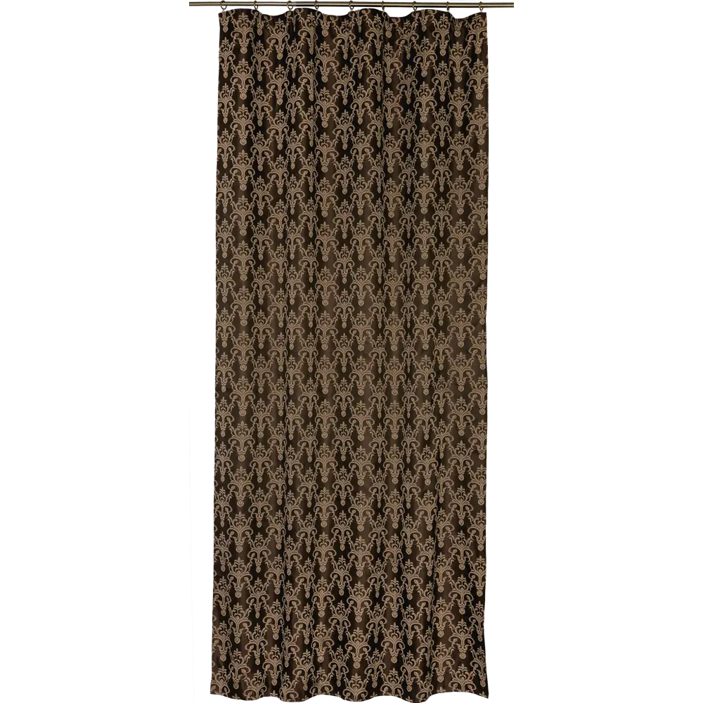Штора, Madlen золотистая, 140х260 см, лента 14303846 STLM-2203451 Santreyd 