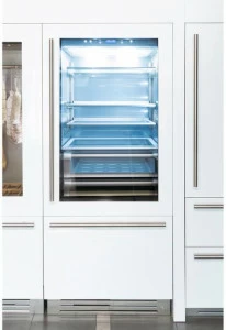 FHIABA Холодильник со стеклянной дверцей с морозильной камерой Integrated S8990tgt