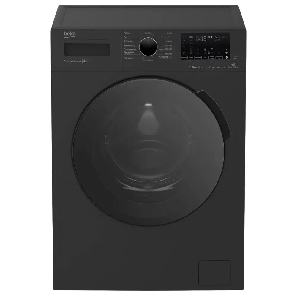 91057662 Стиральная машина Beko Steamcure 59.6x84x44 см 6.5 кг цвет антрацит STLM-0461426