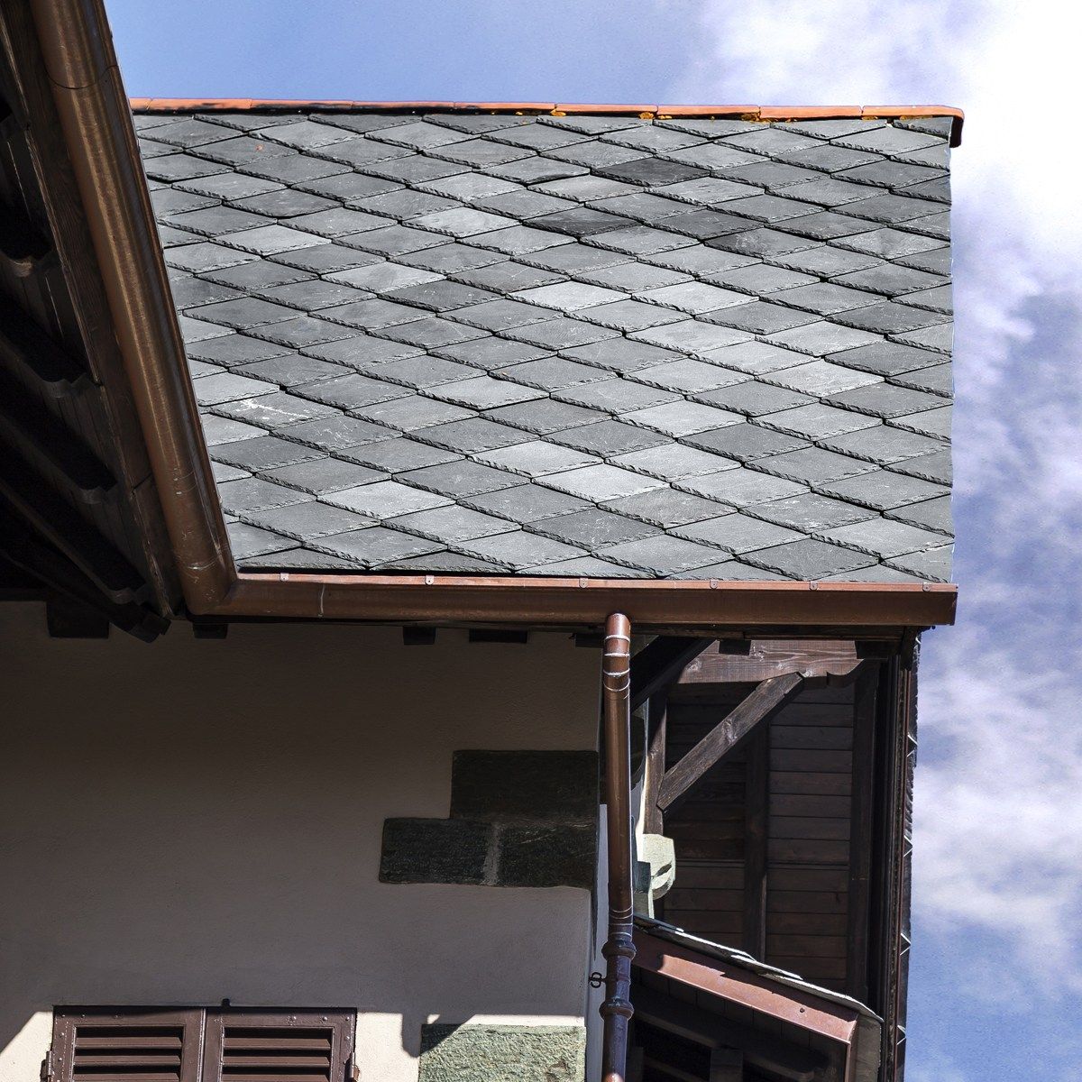 Сланцевая черепица B&B Rivestimenti Naturali TOULA 40X40 ARCH-00047397 - Вид №9