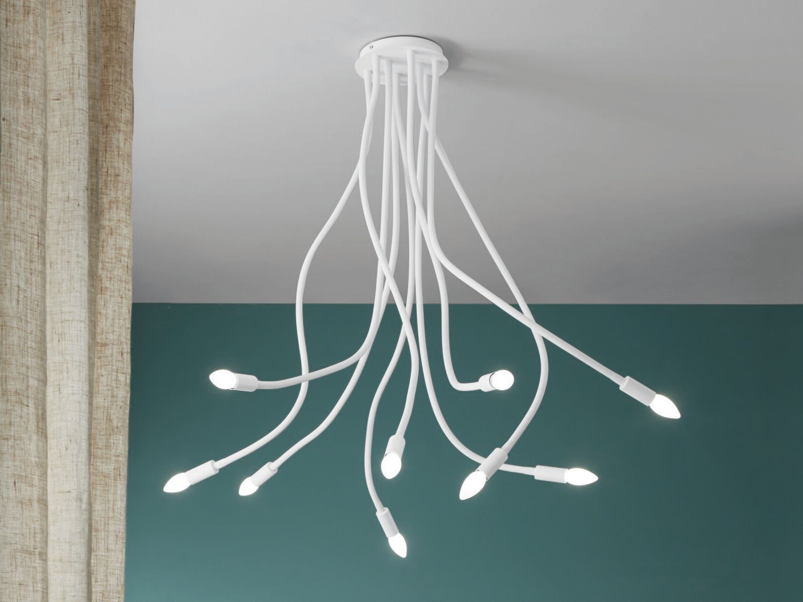 Силиконовый поворотный подвесной светильник Fan Europe Lighting дизайн окружающего света ARCH-00042091