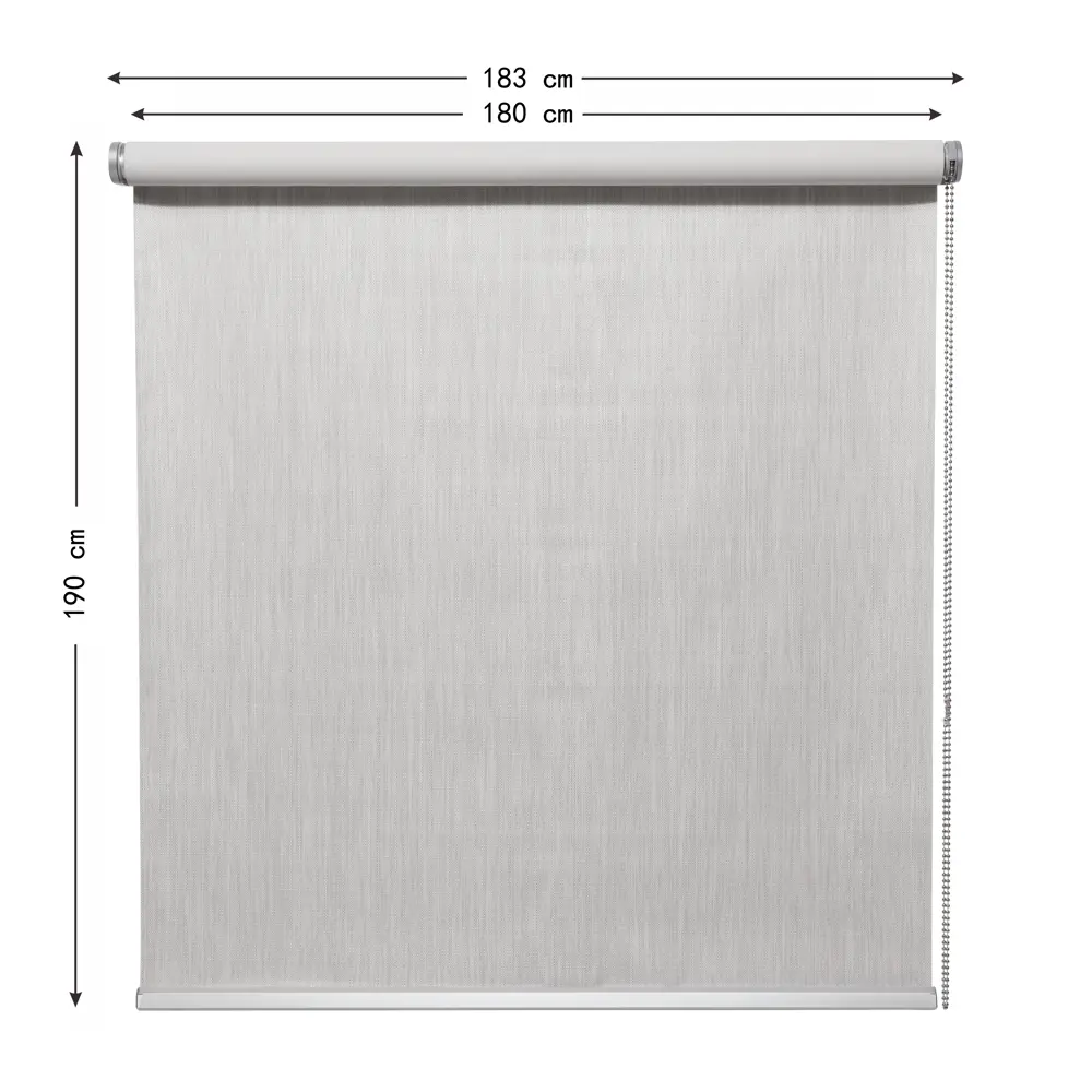 Штора рулонная блэкаут Inspire Natal 180x190 см светло-серая Granit 5 STLM-2075674 - Вид №7