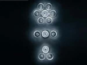 Oluce Настенный светильник / потолочный светильник из дутого стекла