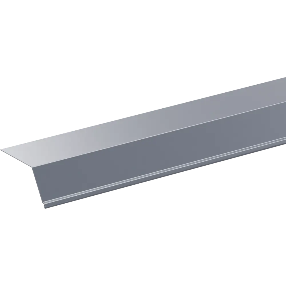 Планка карнизная 65x100x2000 мм 0.4 мм RAL 7024 темно-серый ВЕГА STLM-2018268