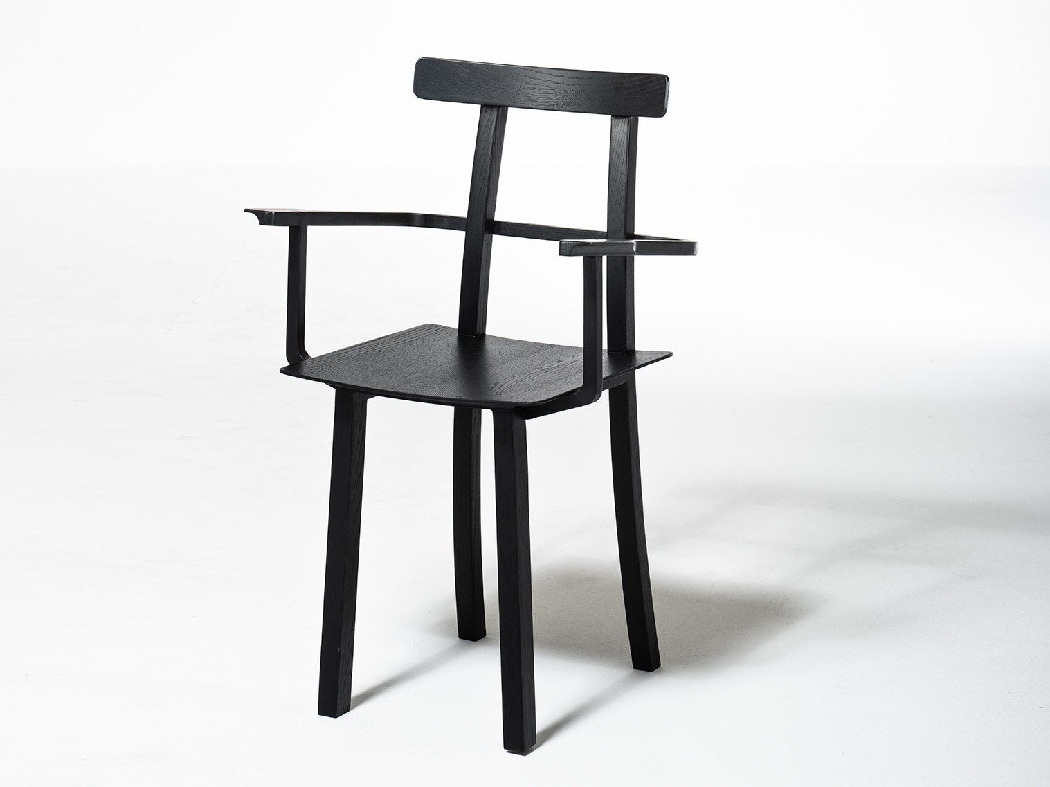 Деревянный стул с подлокотниками Woak нерва ARCH-00039000