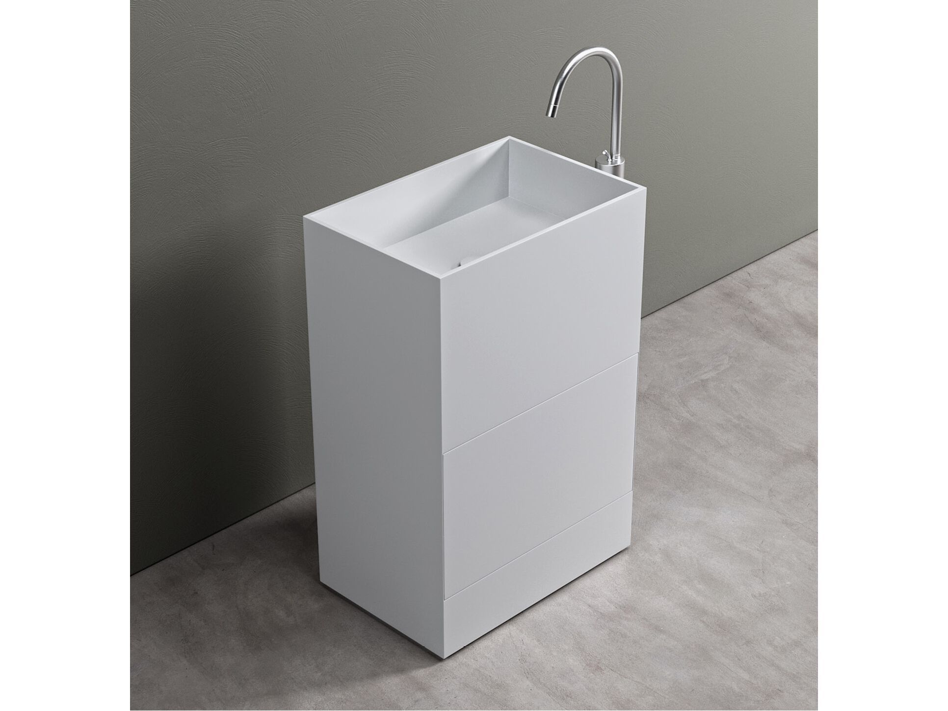 Отдельно стоящая раковина Corian® Acquapazza Элементы Corian® ARCH-00053240 - Вид №1