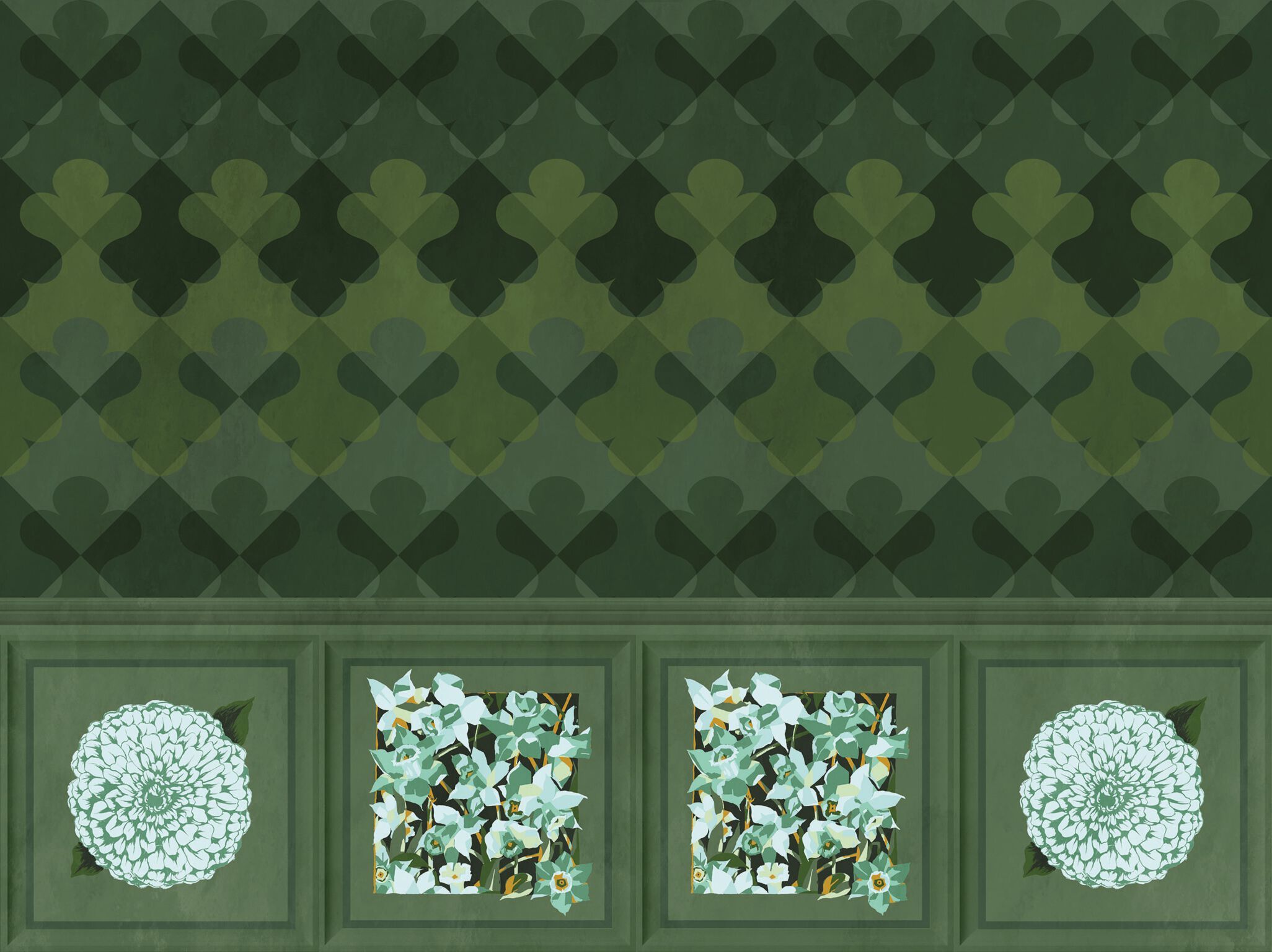 Обои с цифровой печатью Inkiostro Bianco Ken Scott Unconventional ARCH-00112013 - Вид №2