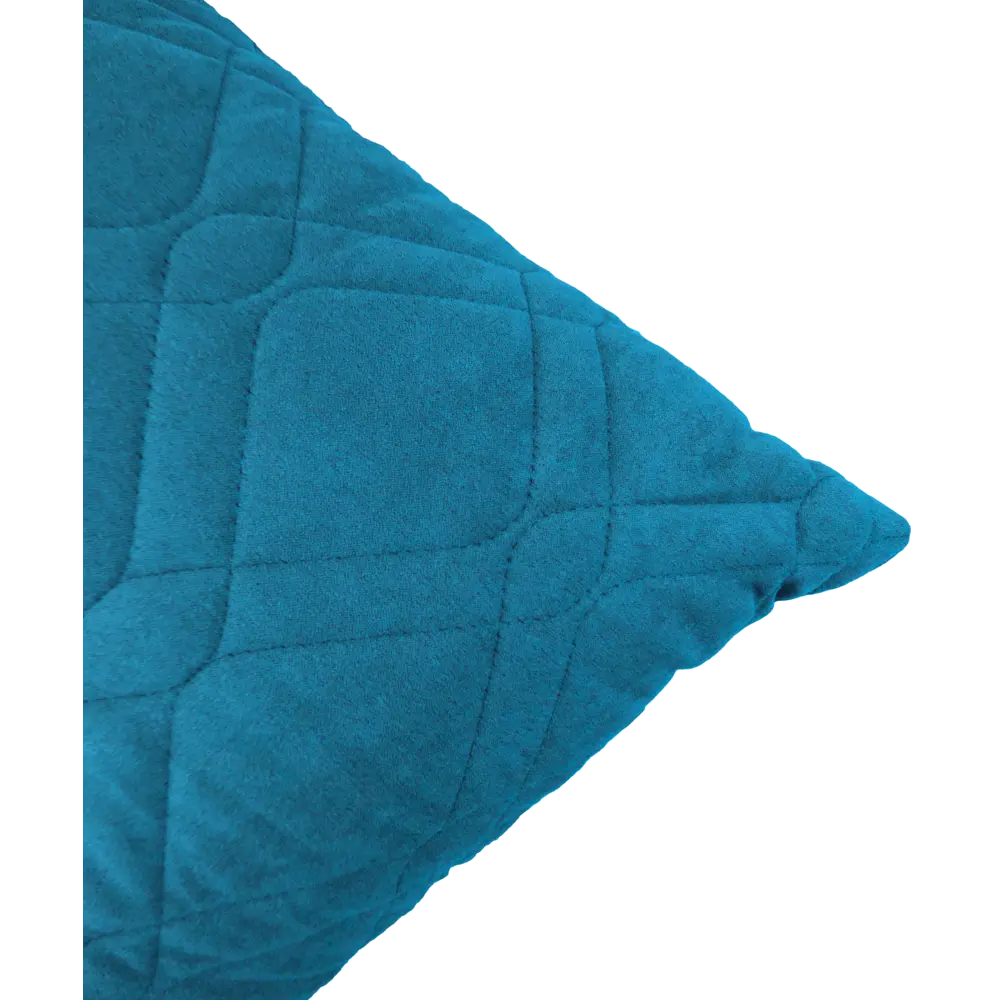 Подушка декоративная 43x43 см замша бирюза LINEN WAY STLM-2078999 - Вид №2