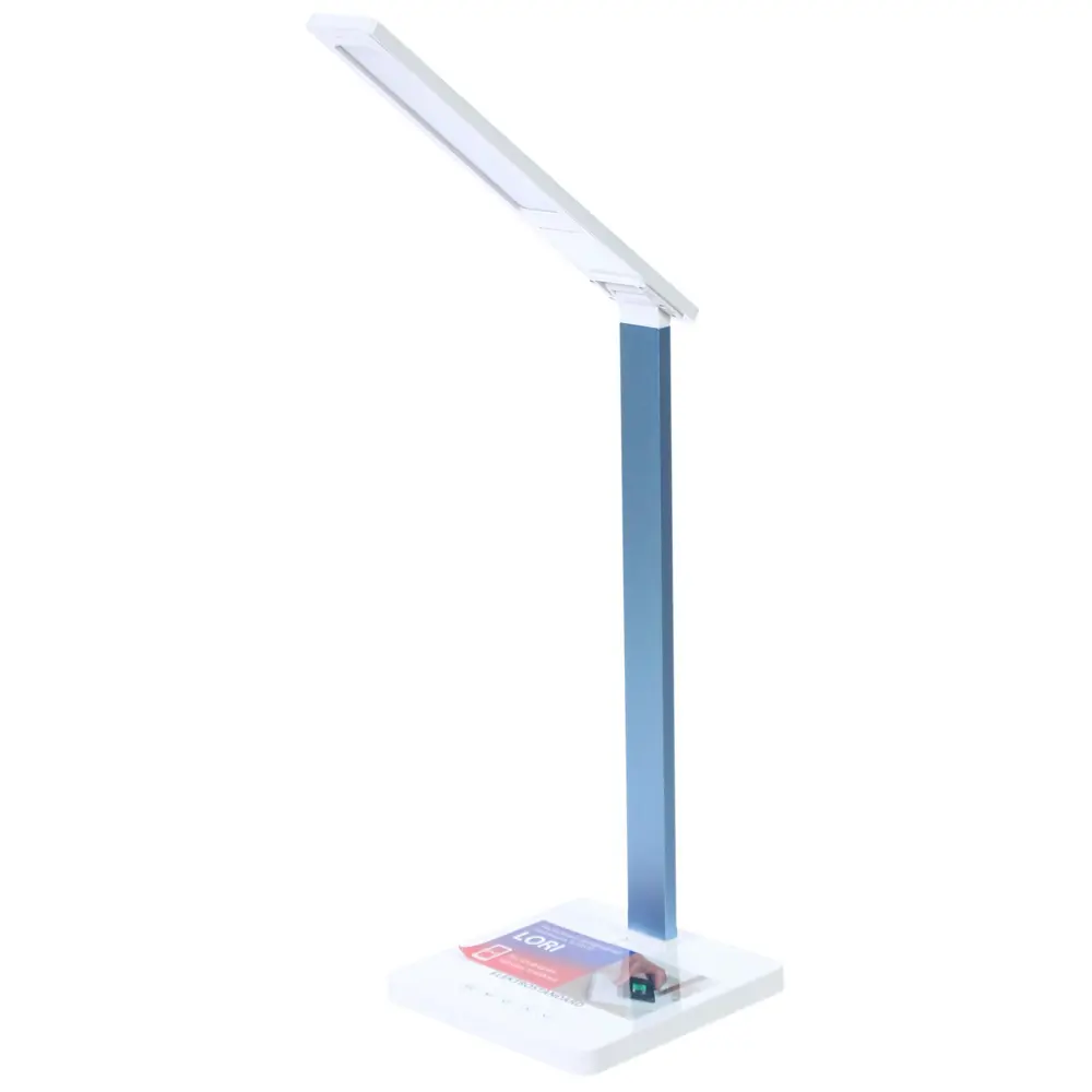 Рабочая лампа настольная светодиодная «Lori», цвет бело-голубой Elektrostandard STLM-2059229