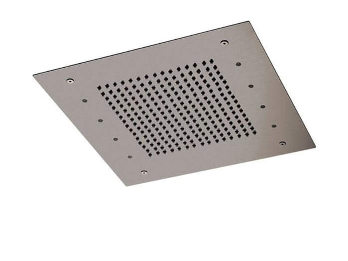 Потолочная душевая головка из нержавеющей стали с хромотерапией Remer Rubinetterie Inox Design ARCH-00110575 - Вид №1