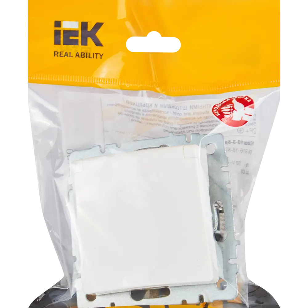 Розетка IEK Brite с защитными шторками и крышкой для влажных помещений 87761530 STLM-1104858 - Вид №4