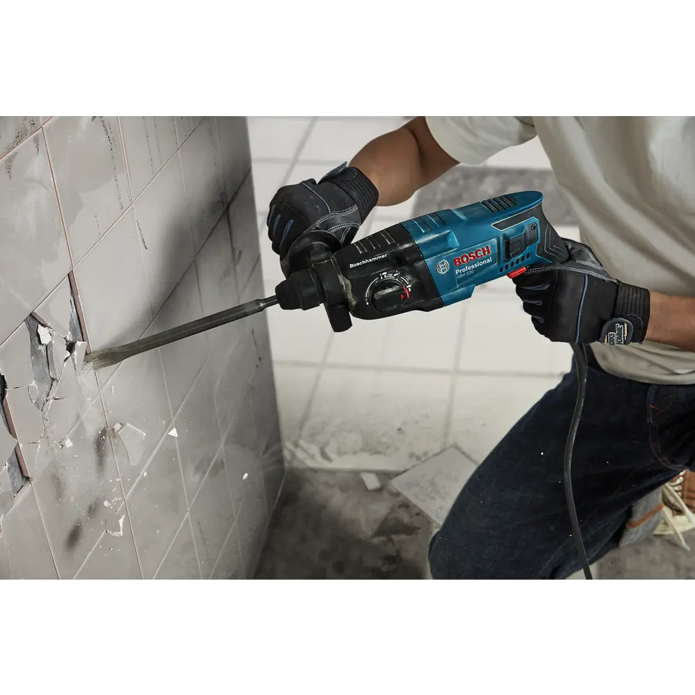 Перфоратор SDS-plus Bosch GBH 220 Professional 720 Вт, 06112A6020, 2 Дж BOSCH PROFESSIONAL STLM-2061570 - Вид №12