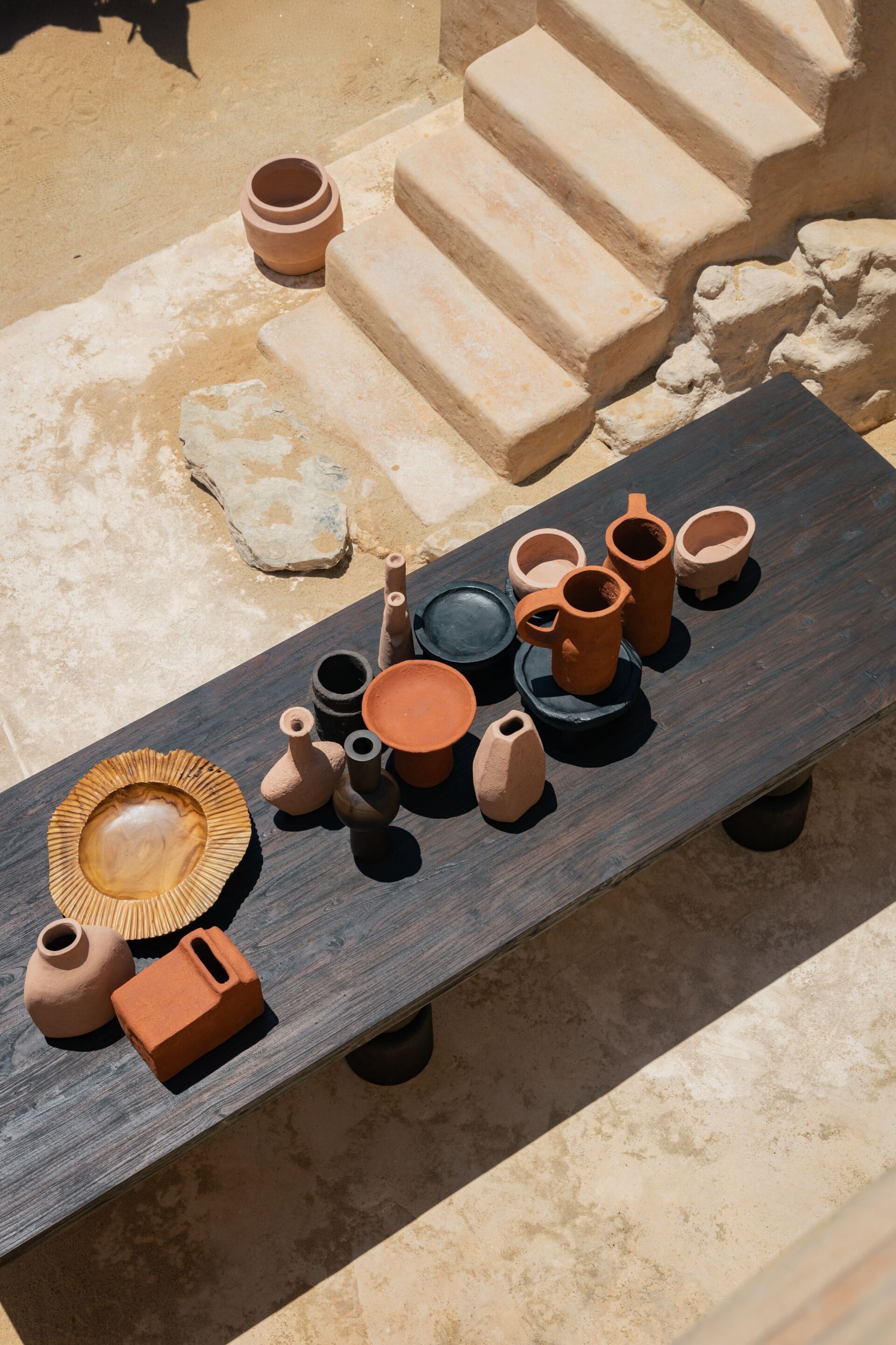 Прямоугольный садовый стол из тикового дерева cbdesign Entasi ARCH-00132538 - Вид №4