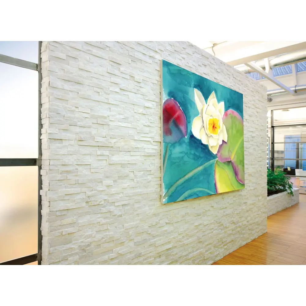 Камень натуральный кварцит Pharaon белый 0.63 м² Нет STLM-2111597 - Вид №5