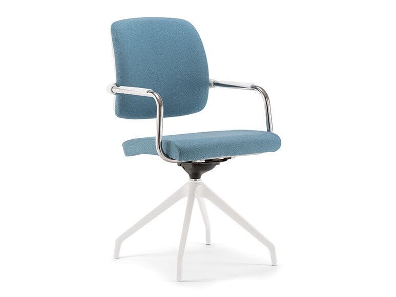 Поворотный стул с подлокотниками Nahu KOs White Soft ARCH-00110452 - Вид №1