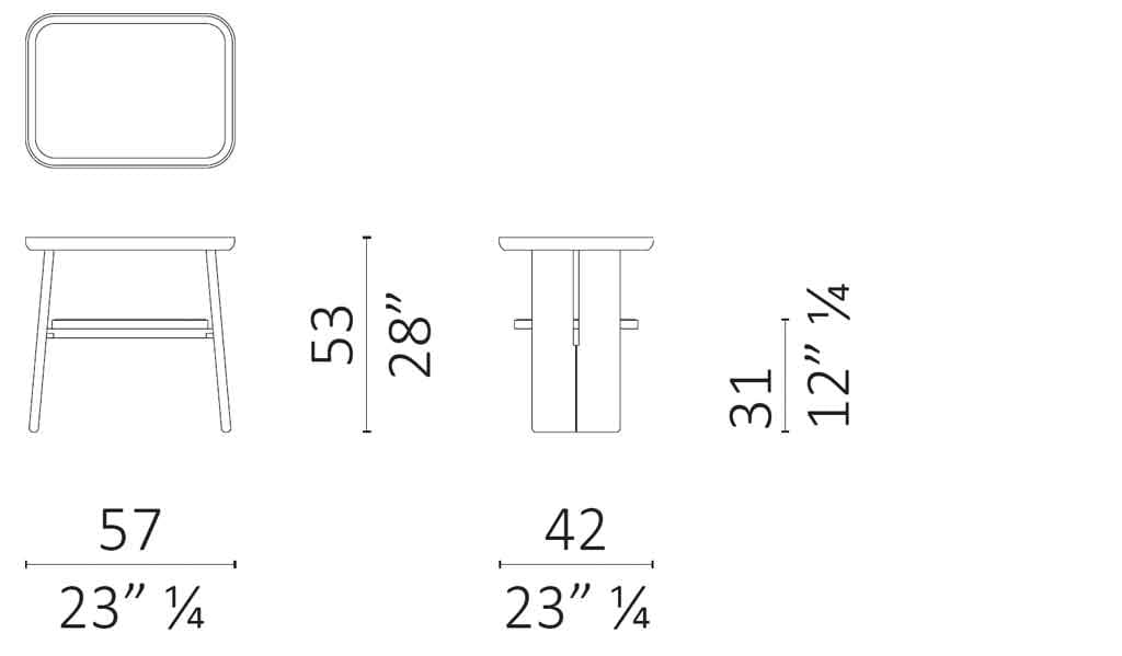 Деревянная тумбочка Poltrona Frau коллекция-мебель и аксессуары ARCH-00083894 - Вид №5
