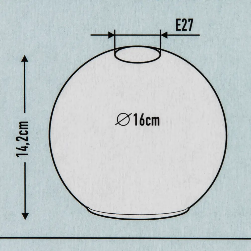 Плафон Полушар 16 см, сатин ЛАБОРАТОРИЯ СВЕТА "33 ИДЕИ" STLM-2044753 - Вид №4