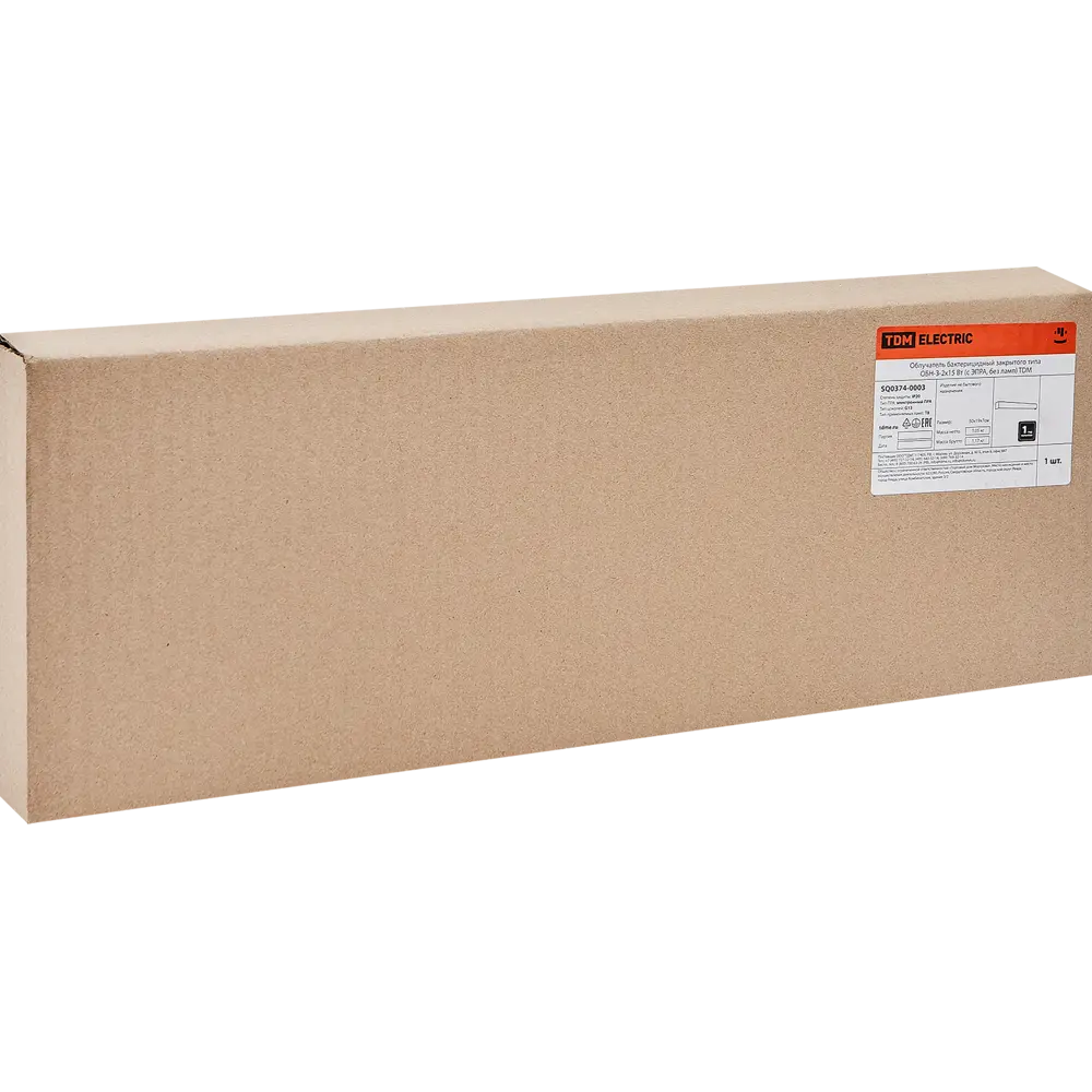 Облучатель бактерицидный 2x15 Вт без ламп TDM ELECTRIC STLM-2103768 - Вид №3