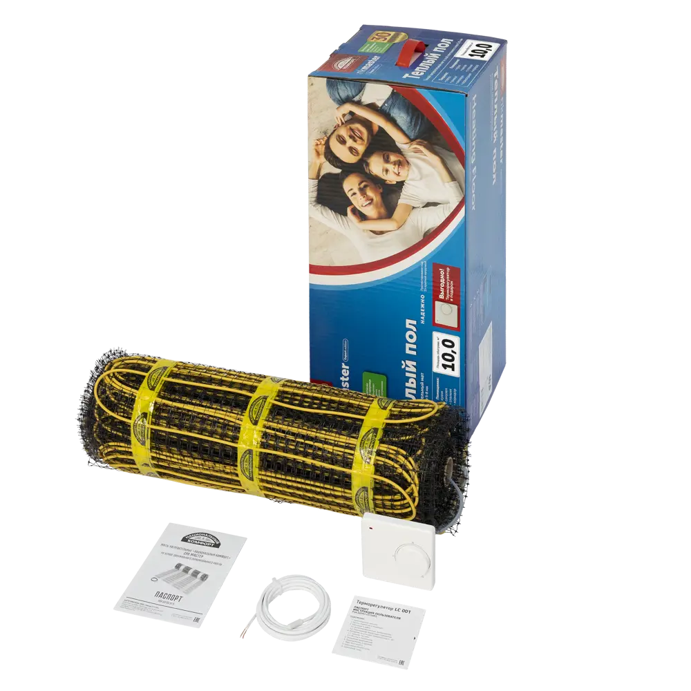 Нагревательный мат для теплого пола Теплолюкс Национальный Комфорт 10 м², 1500 Вт STLM-2002900 - Вид №2