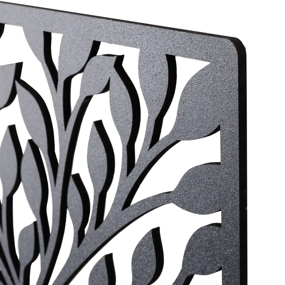 Панно декоративное деревянное сердце 45x55см цвет черный Santreyd STLM-2176945 - Вид №1