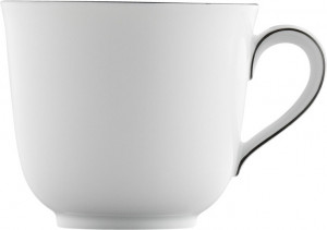 10642826 Furstenberg Чашка кофейная Furstenberg "Вагенфельд" 200мл (с чёрным кантом) Фарфор, Керамика