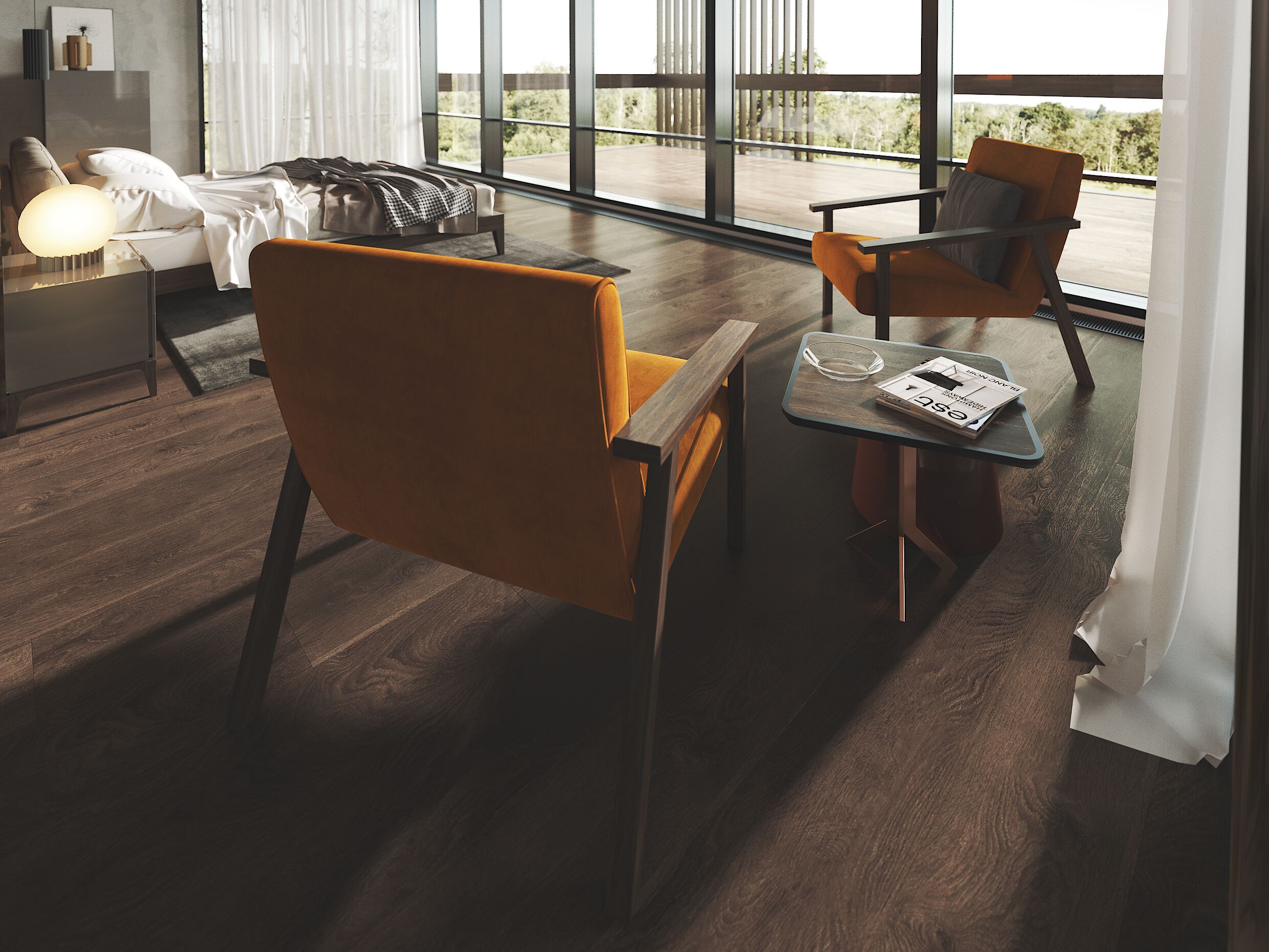 Бархатное кресло с подлокотниками PRADDY Miller ARCH-00138833 - Вид №2