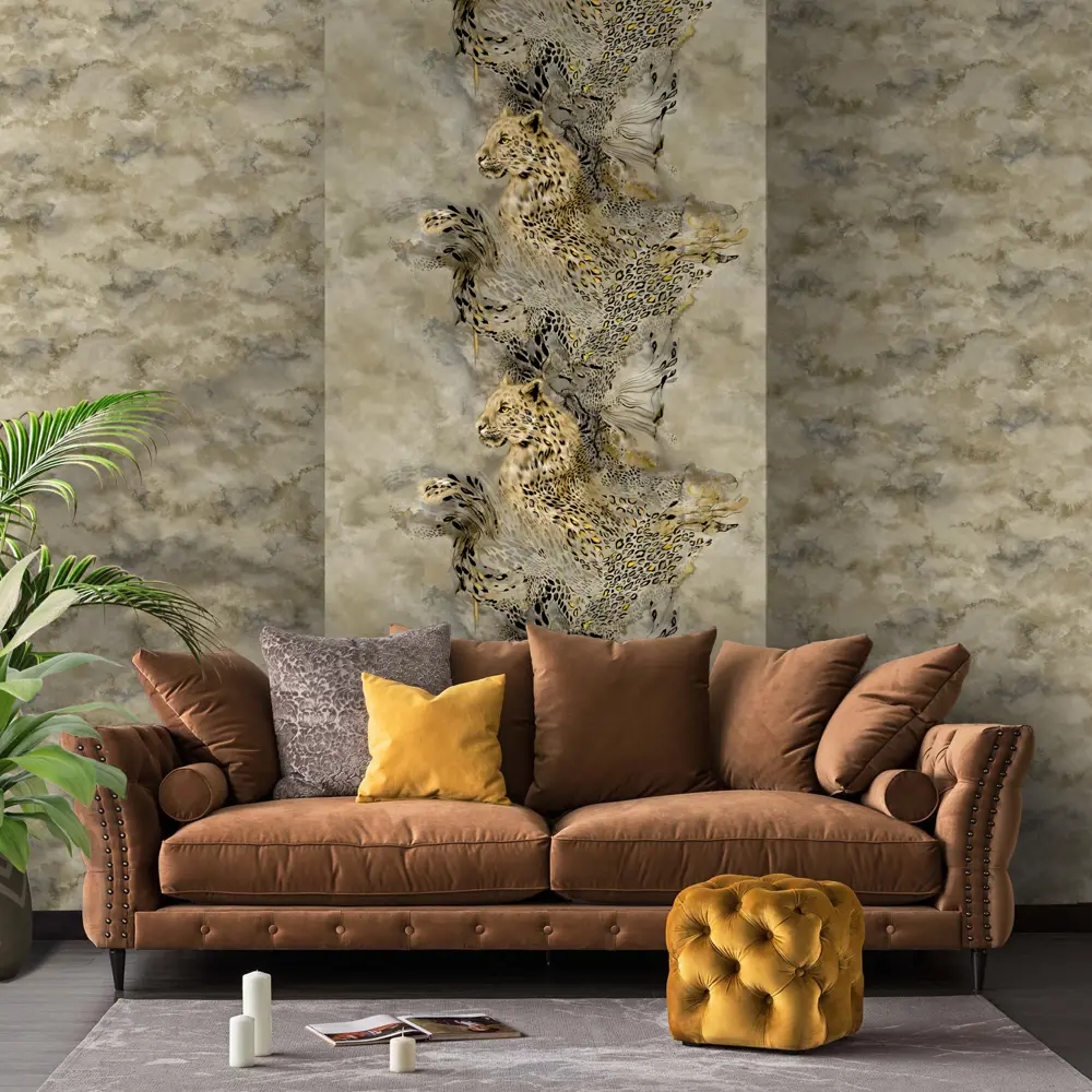 Обои флизелиновые Erismann Naomi желтые 1.06 м ЭР60401-05 STLM-2100057 - Вид №3