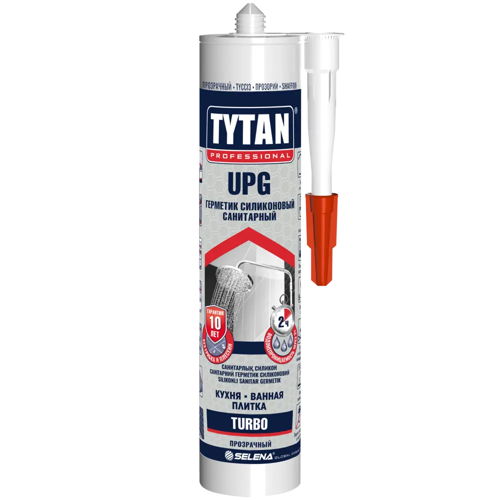 Герметик силиконовый Tytan Upg Turbo прозрачный 280 мл STLM-2195194