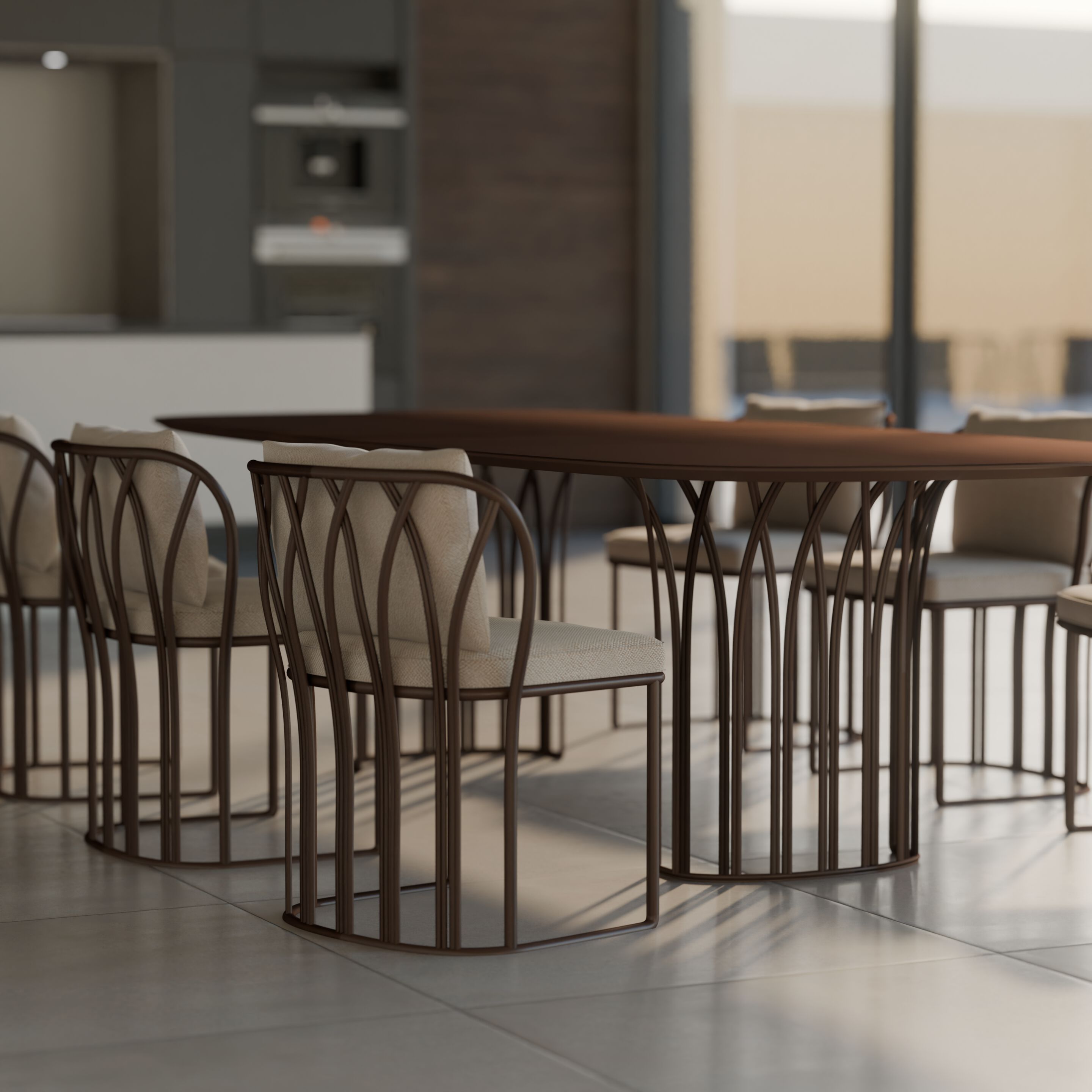 Тканевый садовый стул с подлокотниками YAAZ Koru ARCH-00073695 - Вид №2