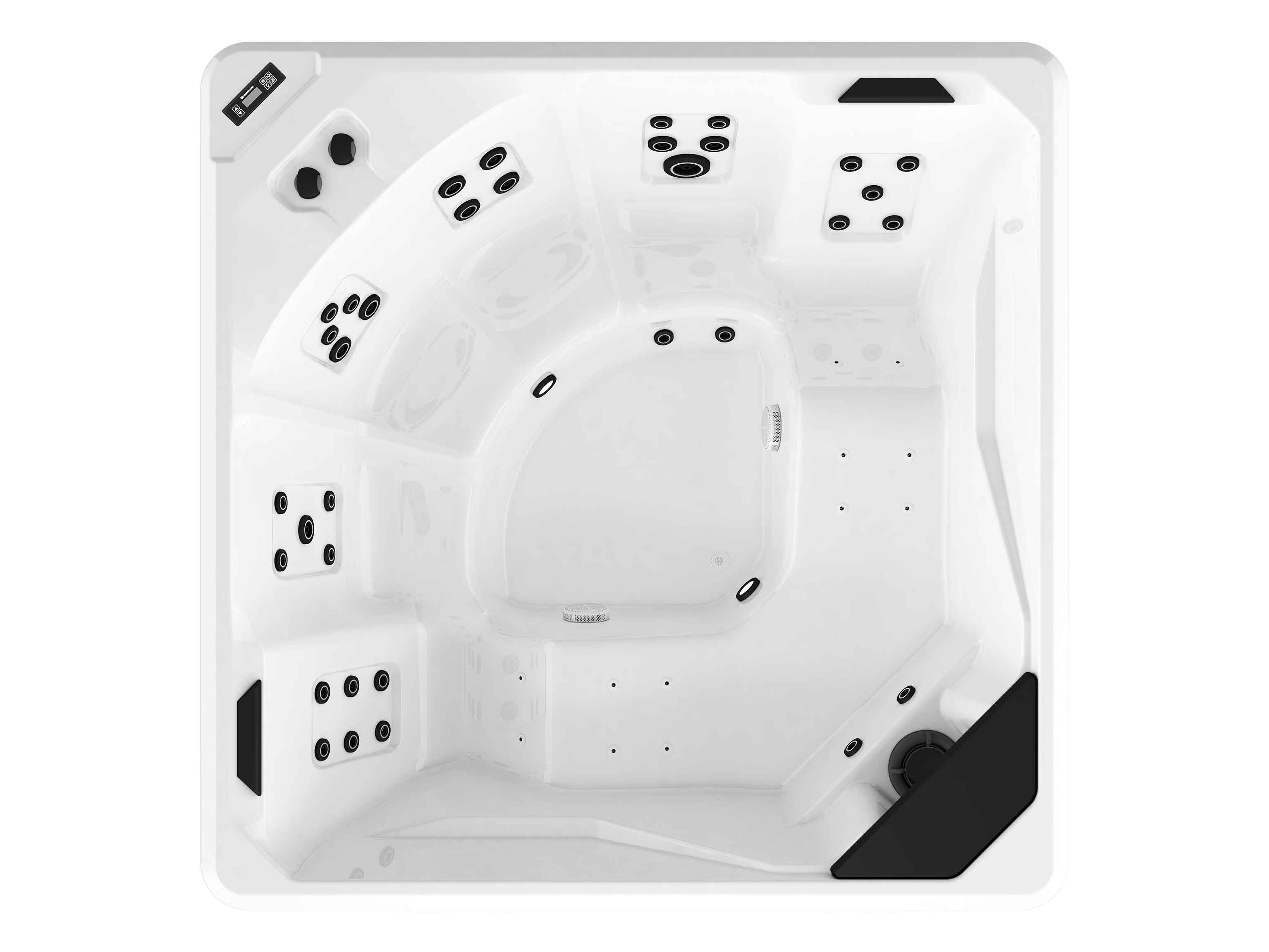 Мини-бассейн с гидромассажем на 6 + 1 мест Novellini талия ARCH-00119943 - Вид №2