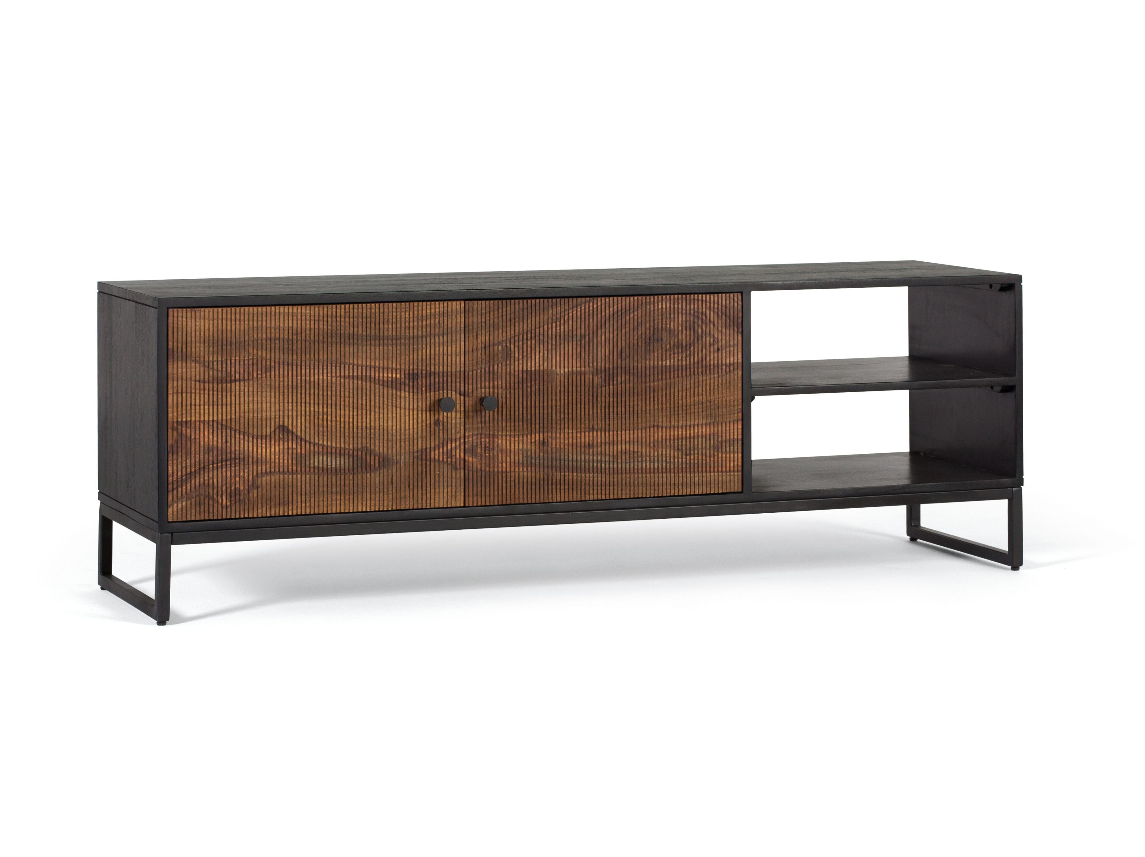 Деревянный шкаф для телевизора с распашными дверцами Giner y Colomer Варанаси ARCH-00110793 - Вид №1