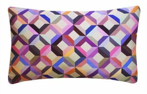 Nitin Goyal London Прямоугольная подушка из шелка Silk printed