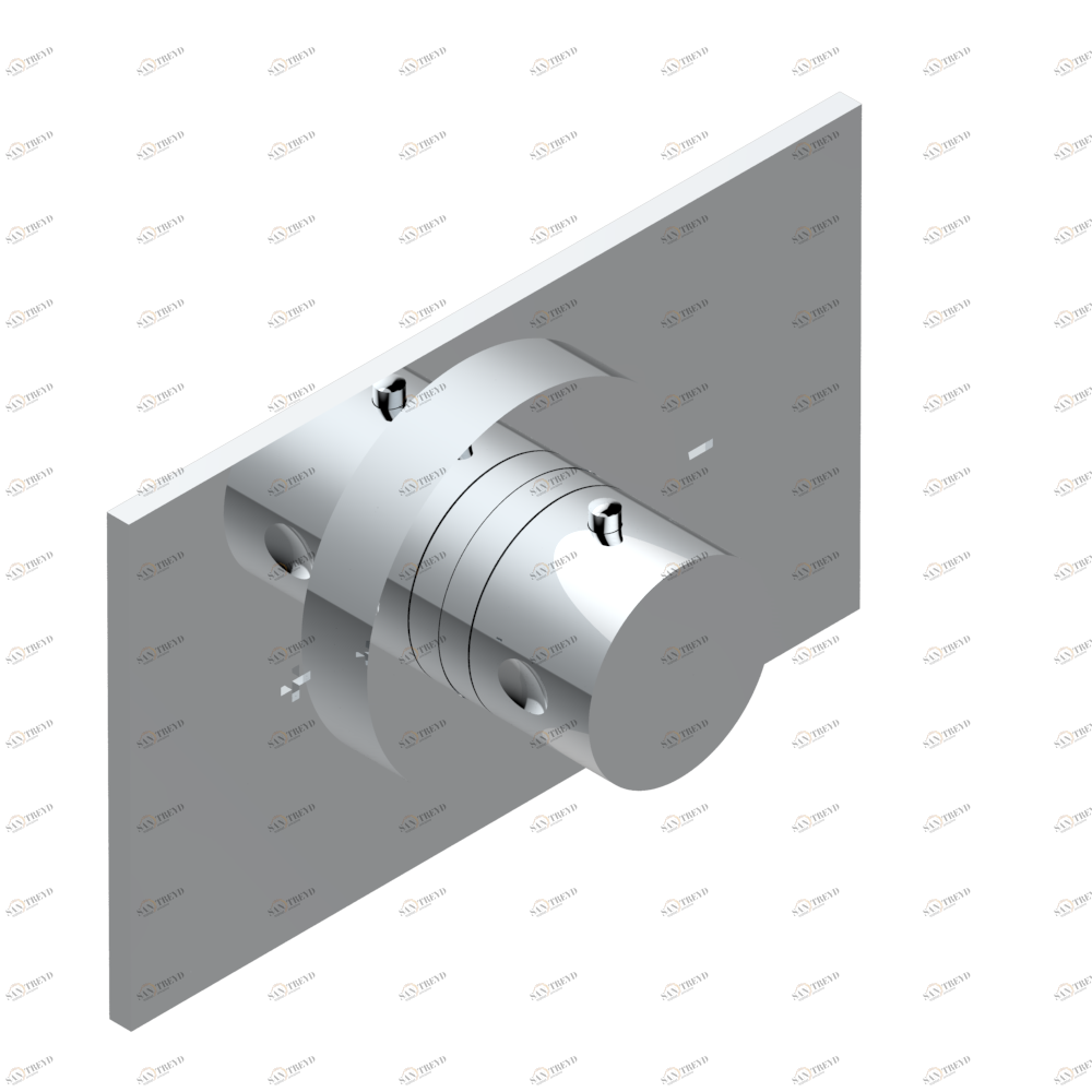 U6J-5100B Ручка регулировки для термостата THG, арт.5100A 1/2" и 5200A 3/4" Thg-paris Beyond crystal с хрусталём цвета "Шампань" Хром U6J 5100B  A02 CAT.A