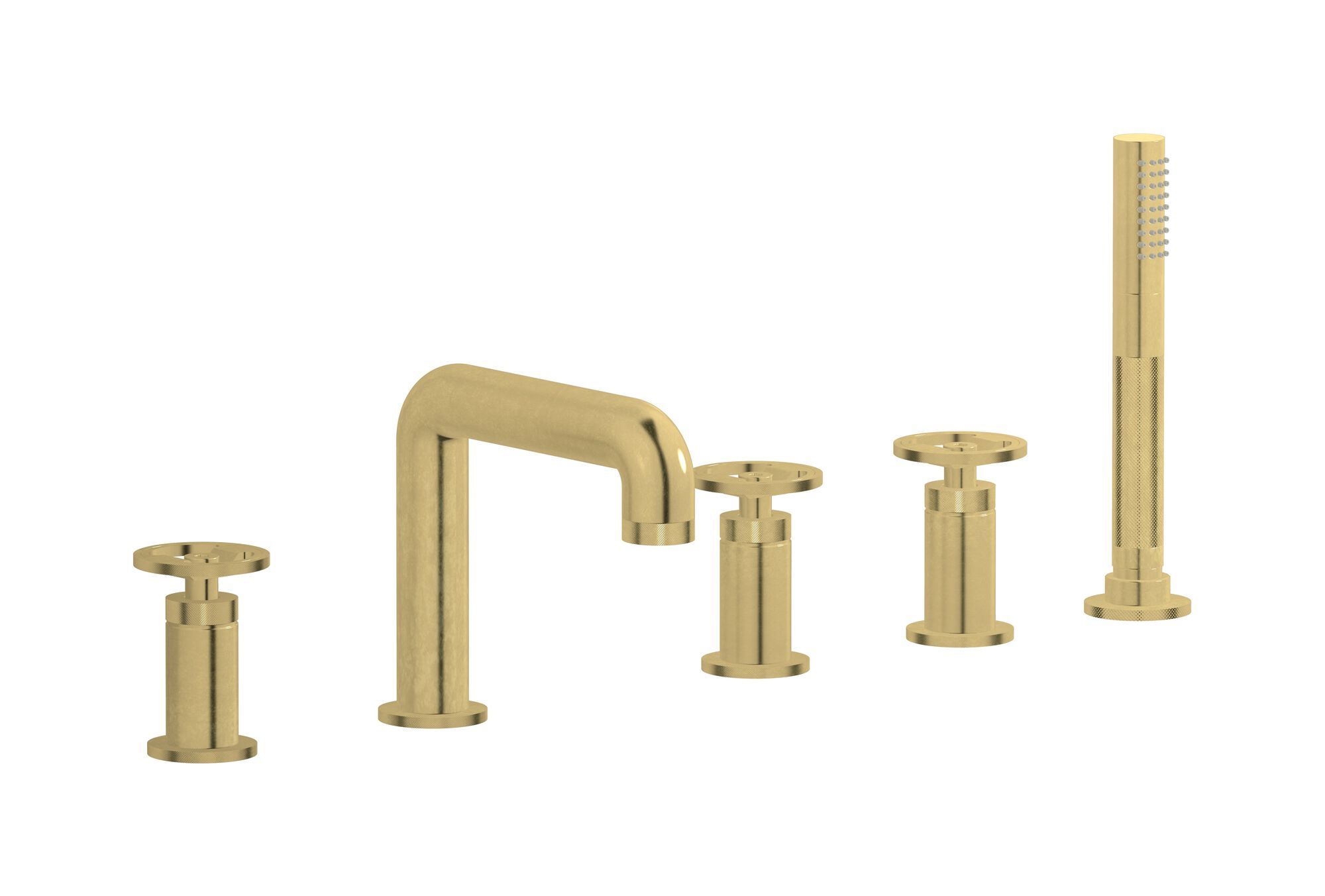 Смеситель для ванны с 5 отверстиями и ручным душем IB Bold ARCH-00114944 - Вид №12